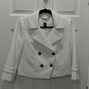 White House Black Market Crop Jacket